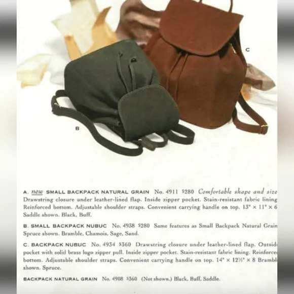 Vintage Coach Sonoma Backpack 4908 Saddle Defects - Picture 11 of 12